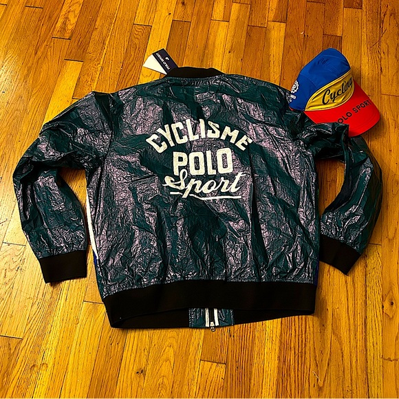 🚴🏾‍♂️ POLO RALPH LAUREN CYCLING WINDBREAKER JACKET CYCLE ME - Picture 2 of 3